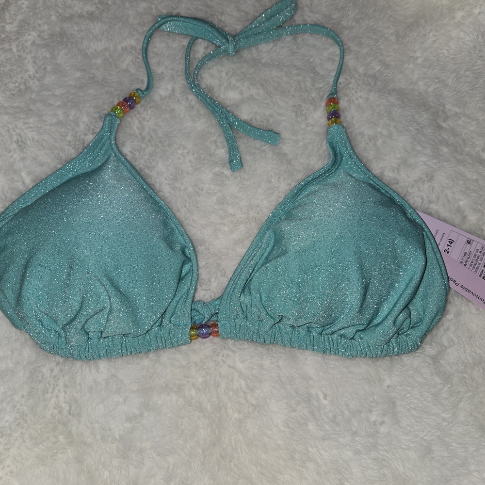 Wild Fable Blue Bikini Top